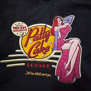 Disneyland Resort Roger Rabbit Patty Cake Lounge Cast Member Bowling Shirt XXL